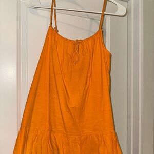 Urban Outfitters Bright Orange Dress